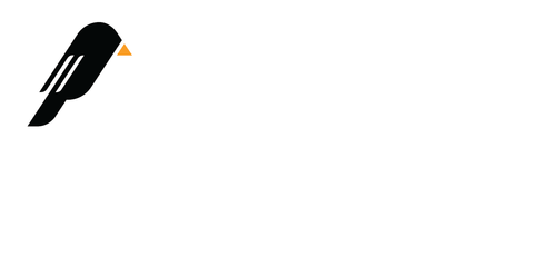 Blackbird Media logo with bird icon and bold text for branding.